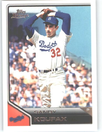 2011 Topps Lineage 1 Sandy Koufax - Brooklyn Dodgers - MLB Trading Card in Screwdown Case!