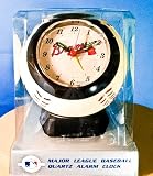 Sportstime Atlanta Braves MLB Baseball Desk Alarm Clock