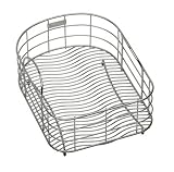 Elkay LKWRB1617SS 14-5/8-Inch by 16-1/8-Inch by 7-Inch Wavy Wire Rinse Basket, Stainless Steel Finish