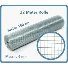 Volierendraht, Drahtgitter, 6 mm Masche, 100cm Breite, Grundpreis 2,88 EUR/m