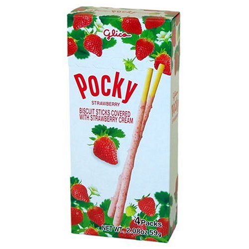Glico Pocky Strawberry 2.08 Oz. by Glico