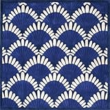 Nejad Rugs Shells Nouveau 6 Square Navy Area Rug