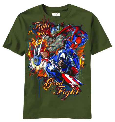  Avengers Fight the Good Fight Captain America T-shirt