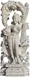 Collectible Figurines Human Sculpture Stone Carving 4.75 x 2.75 x 12 inches (sos010)
