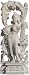 Collectible Figurines Human Sculpture Stone Carving 4.75 x 2.75 x 12 inches (sos010)