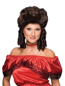 Rubie's Costume Colonial Lady Wig, Brown, One Size
