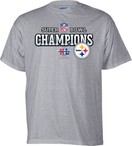 Pittsburgh Steelers Youth Super Bowl XL Champions Official Locker Room T-shirt