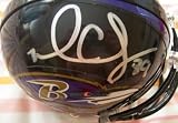 Ray Rice & Mark Clayton autographed Baltimore Ravens mini helmet