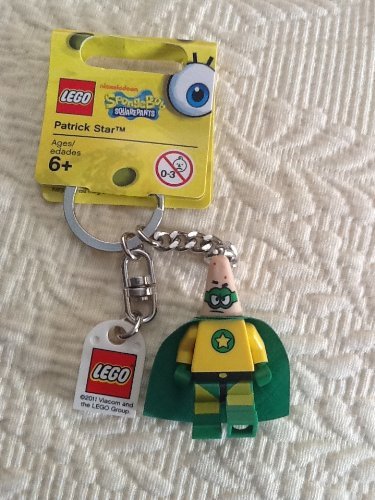 Lego Patrick Star Superhero Keychain 853357