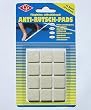 12 Filzgleiter eckig in cremefarben 19x19 mm und 4 mm Stark, selbstklebend