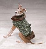 Pawsmopolitan Tweed Dog Jacket -X Small- Green