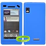 CrazyOnDigital Accessories Blue Silicon Skin Case Protector for New Motorol ....