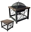 Fire Sense Old World Bronze Finish Cocktail Table Fire Pit