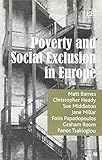 Poverty and social exclusion in Europe