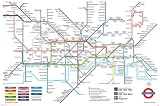 London Underground (Map) Art Poster Print - 24