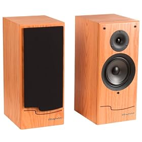 Wharfedale Emerald 93 Bookshelf Speakers, Oak Veneer (Pair)