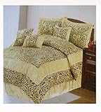 Casa Blanca Leopard Bedding Set - 7 pcs Bed in Bag (Queen Size)