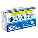 Bronkaid Dual Action Bronchial Relief, Coated Caplets, 24 coated caplets