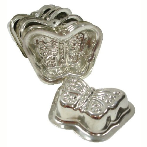 Image of Butterfly Small Cake Pan Set of 6