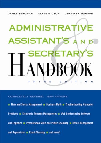 City Travel Guides Discounted  Books : Administrative Assistant's and Secretary's Handbook