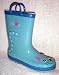 Women's Blue Kitty Cat Waterproof Rubber Rain Boots