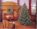 GKI/Bethlehem Lights Pre-Lit 12-Foot Glacier Pencil Christmas Tree with Pinecones