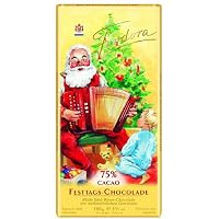 Feodora Spiced Christmas 38% Cocoa Bar, 3.5-Ounce Bars (Pack of 4)