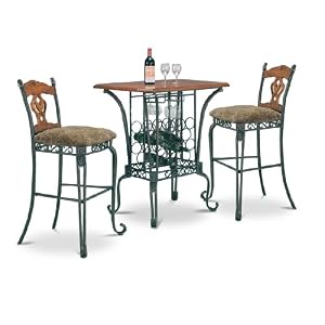 2 Metal and Wood Bar Stools - Very Nice! by The Furniture Cove