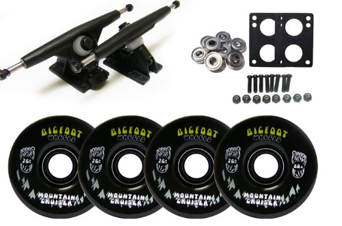 Randal 180 BLK LONGBOARD TRUCKS Package BIGFOOT Wheels reviews