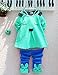 2015 Spring Baby Girls Kid Bunny Rabbit Long Sleeve Shirt Clothes Pants Outfit Set