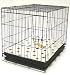 Brand New Folding Dog Cat Kennel Crate Cage 36x23x26 w/Pet Bed SA36PB