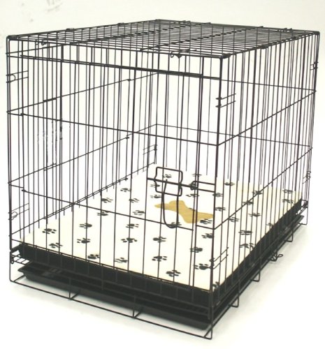 Brand New Folding Dog Cat Kennel Crate Cage 36x23x26 w/Pet Bed SA36PB