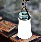 Egomall　アウトドア　LEDランタン　コンパス付き　USB充電　キャンプライト　折り畳み式　多機能防水ストレージ　緊急内とライト　明るさを3段階調節可能　 (ブルー)