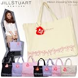 JILLSTUART ハートチャーム付 ジルスチュアート リボンライン エコトートバッグBAG vkq-5...