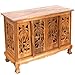 Handmade Asian Furniture - 39" Coconut Palm Storage Cabinet / Sideboard Buffet - Natural Finish