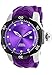 Invicta Men's Venom Purple Silicone Band Steel Case Automatic Analog Watch 19306