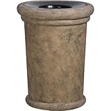 IMAGE OF Rubbermaid Milan Collection Open Top 37 Gallon Fiberglass Receptacle