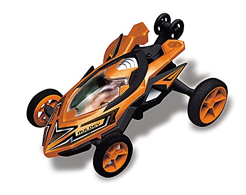 Race Tin Micro Stunt Racer, 1:32 Scale, Orange Vehicle
