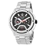 Bulova Men's 98C105 Marine Star Black Dial Bracelet Watch