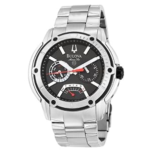 Buy Bulova Mens 98C105 Marine Star Black Dial Bracelet Watch by Be the first.