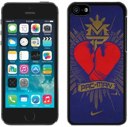 Manny Pacquiao Logo 1 Black Shell Case for iPhone 5C,Luxury Cover
