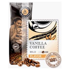 Aroma-Kaffee Vanilla 1000g Bohnen