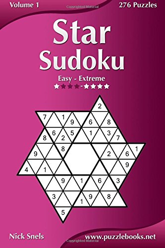 star sudoku easy to extreme volume 1 276 logic puzzles