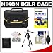 Nikon D3000, D3100, D5000, D5100 and D7000 DSLR Digital Starter Kit with D-SLR Camera System Case - Gadget Bag + Nikon School DVD - Fast, Fun & Easy 7 + Tripod & Cleaning Kit