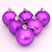 AMS 34ct Christmas Ball Mini Ornaments Party Decorations Shatterproof Festival Pendant Hangings for Xmas Tree Decor(1.57''/40mm,Light Purple)