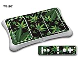 New Protective Skin for Nintendo Wii Fit Balance Board with E Shock impact protection - Weeds Black