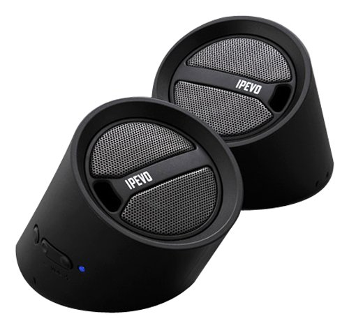 IPEVO CSSB-02IP Tubular Wireless Speakers (Black)
