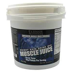 Ultimate Nutrition Muscle Juice 2544 Weight Gain Vanilla 10.45lb