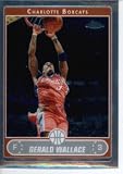 2006 07 Topps Chrome Basketball Card #8 Gerald Wallace Charlotte Bobcats