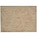 Sweet Pea Linens Tan Tonal Leaf Wipe Clean Rectangle Placemats - Set of Two